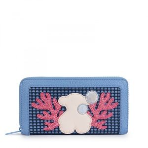 Tous medium blue Belmart Sea Wallet